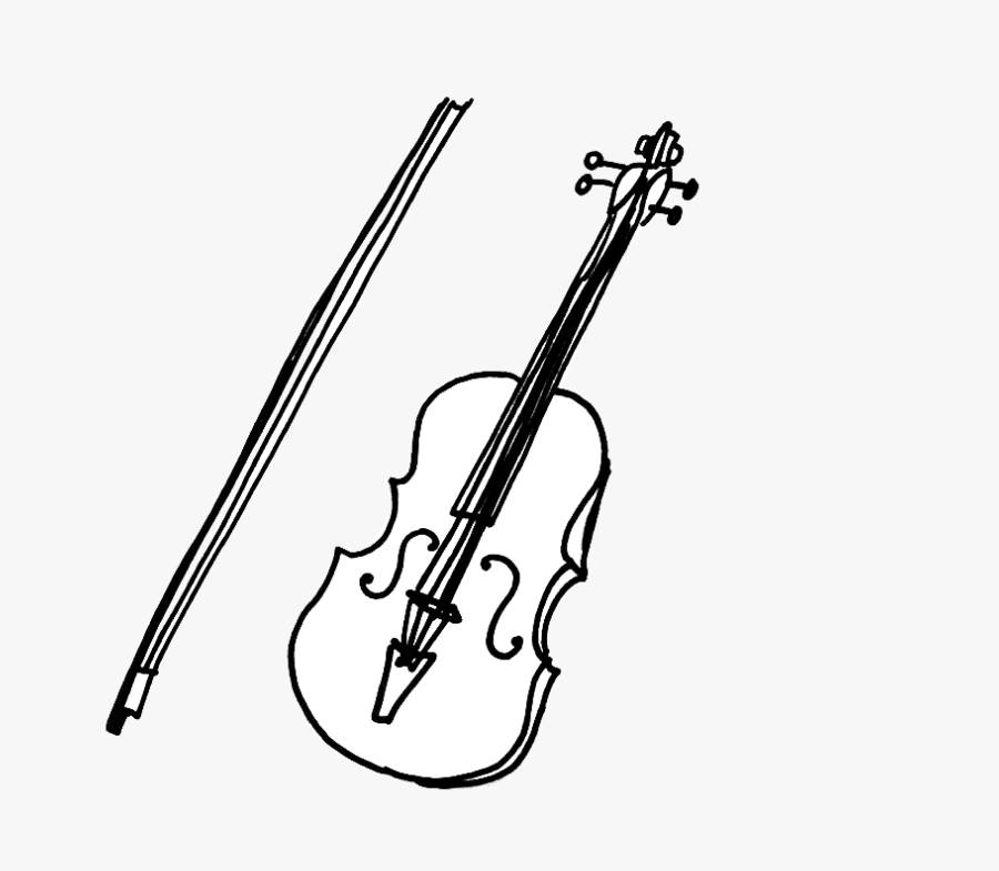 Fiddle Drawing Still Life - Violin, Transparent Clipart