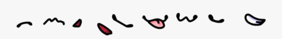 #gachalife #gacha #life #freetoedit #mouths #mouth - Draw Gacha Life Mouths, Transparent Clipart