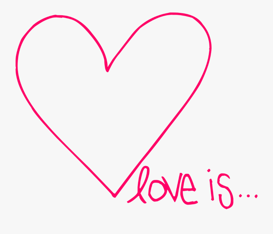 Love Is Clipart - Heart, Transparent Clipart