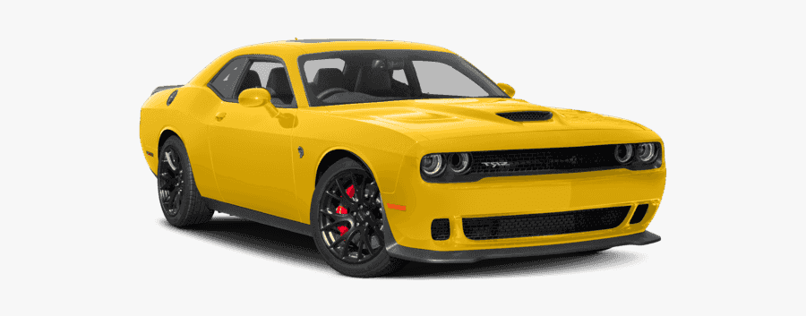 New Srt Hellcat Coupe - 2018 Dodge Challenger Srt White, Transparent Clipart