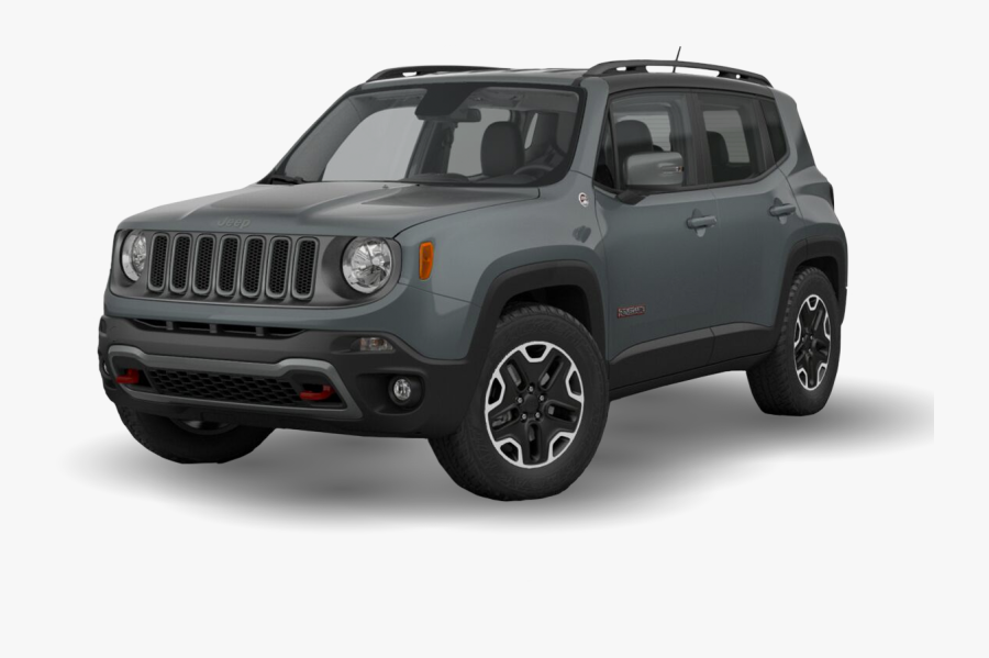 Clip Art Chrysler Dodge Jeep Ram - 2018 Jeep Renegade Gray, Transparent Clipart