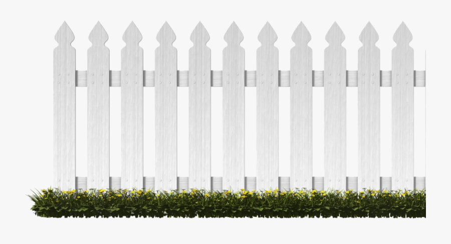 White Picket Fence - White Picket Fence Png, Transparent Clipart