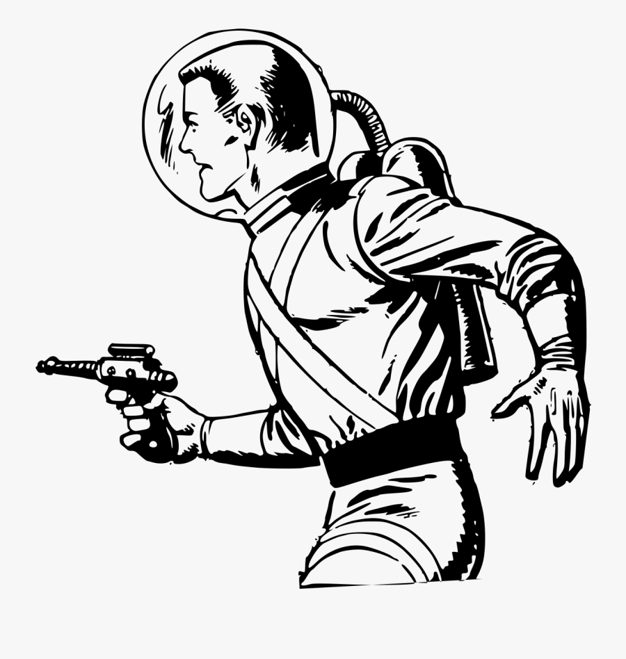 Clip Art Clipart Raygun Big Image - Extraterrestrial Life, Transparent Clipart