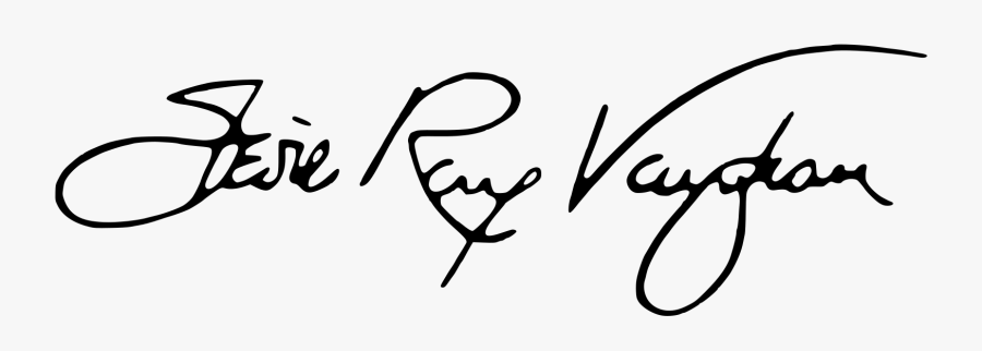 Stevie Ray Vaughan Signature, Transparent Clipart