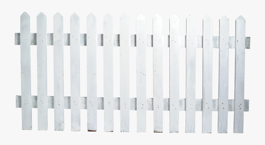 White Picket Fence Png, Transparent Clipart