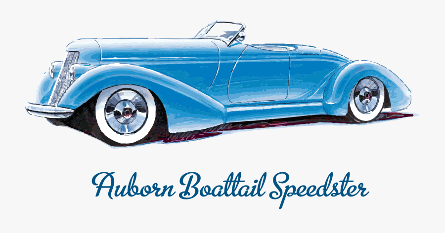 Logo Clipart Auburn - Boattail Speedster Drawings, Transparent Clipart