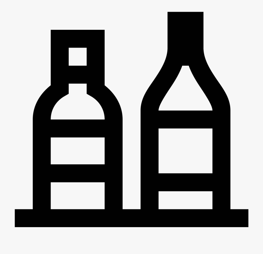 Liquor Shelf Icon, Transparent Clipart