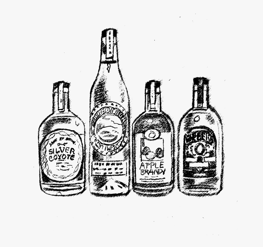 About Us New Liquor Bottle Drawing Transparent - Liquor Bottle Drawing Transparent, Transparent Clipart