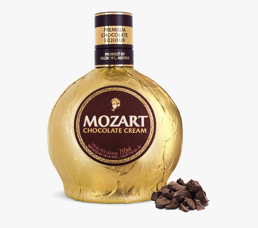 Transparent Liquor Bottle Png - Mozart Chocolate Cream Pret, Transparent Clipart