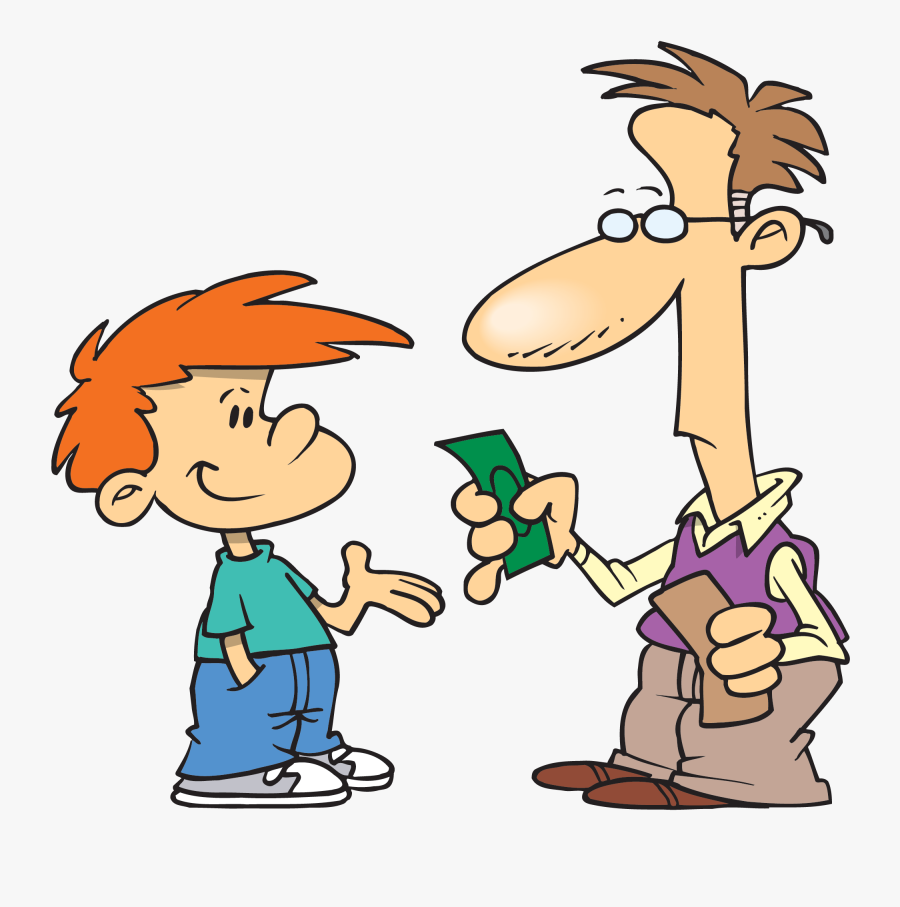 Salesperson Free On Dumielauxepices - Allowance Clipart, Transparent Clipart