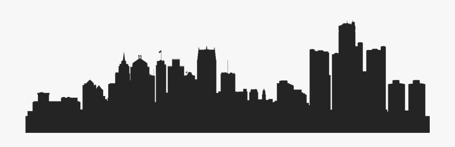 Transparent Philadelphia Skyline Clipart - Detroit Png, Transparent Clipart