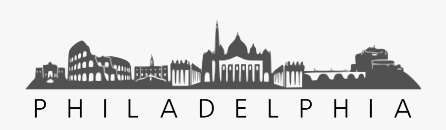 Transparent City Skyline Clipart - Rome Skyline Silhouette Png, Transparent Clipart