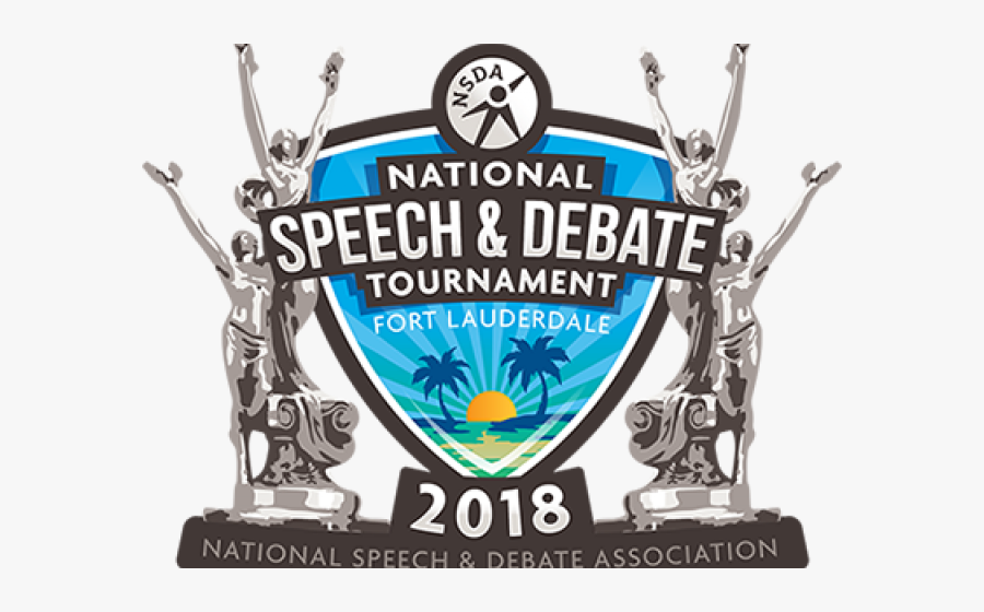 Transparent Speech And Debate Clipart Black And White - Nsda Nationals 2019, Transparent Clipart