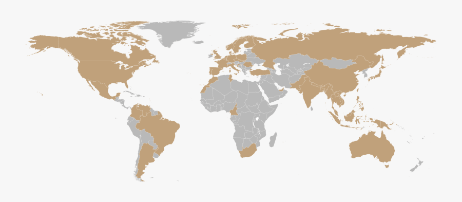 Our Countries Of Intervention - Short Beaked Common Dolphin Range, Transparent Clipart