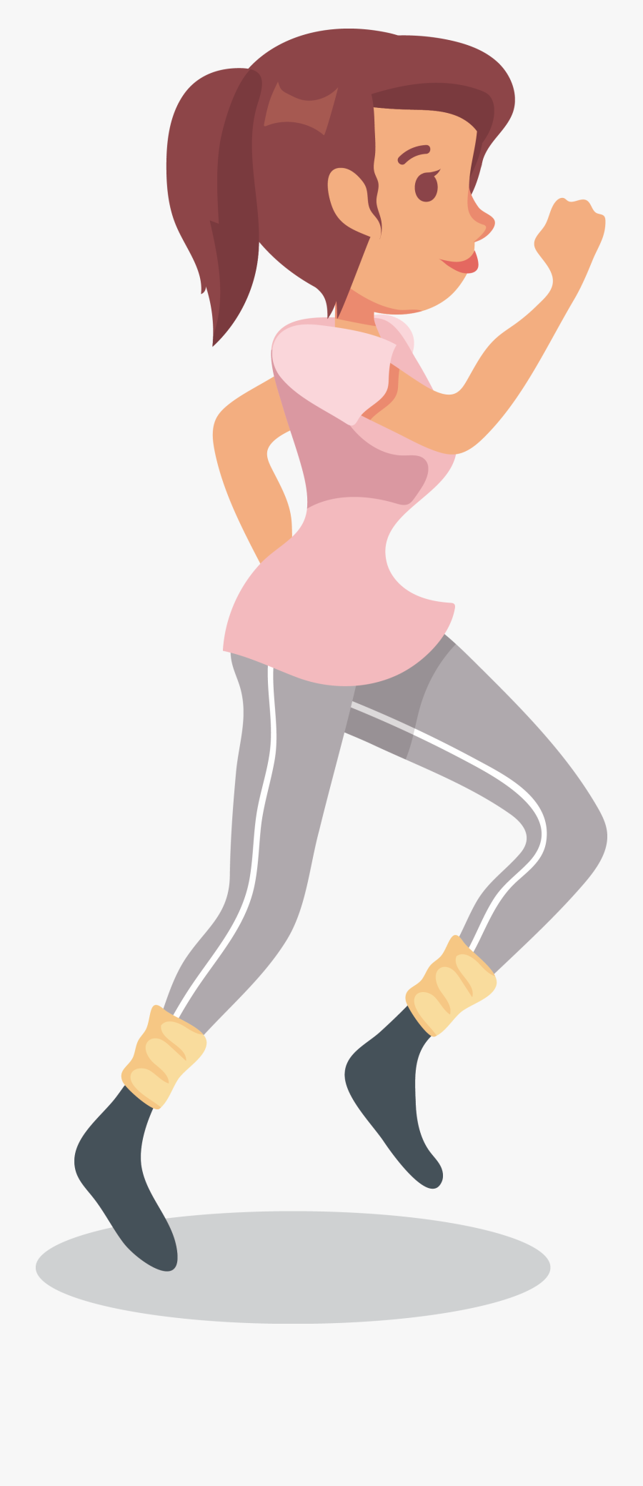 Physical Exercise Gray Wolf - Illustration, Transparent Clipart