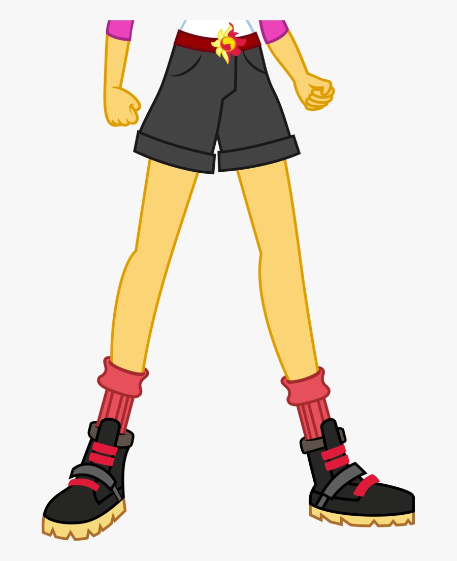 Leg Vector Transparent - Sunset Shimmer S Camper Boots, Transparent Clipart
