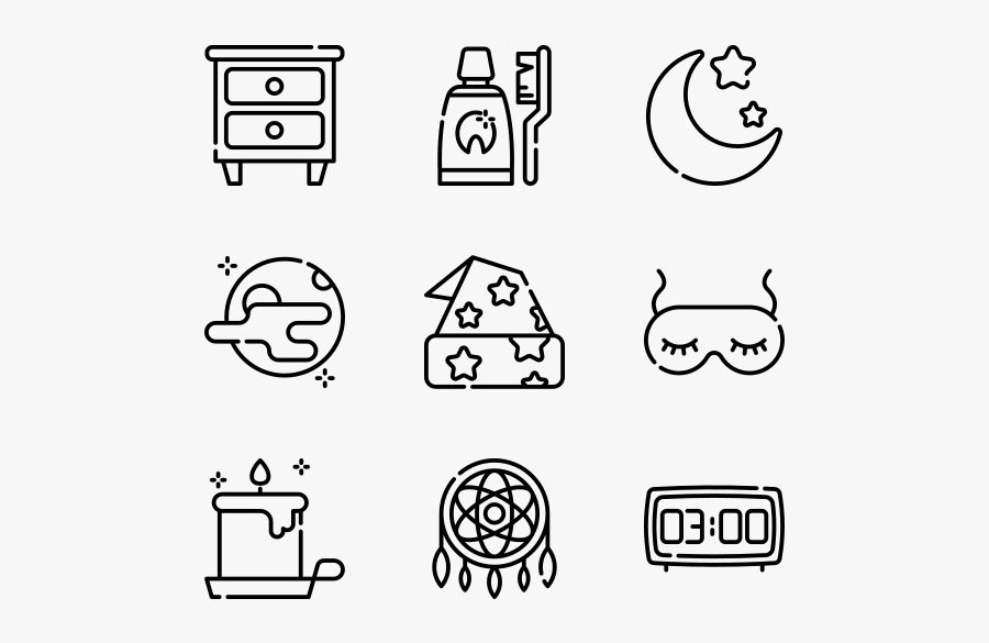 Time To Sleep - School Icon Vector Png, Transparent Clipart
