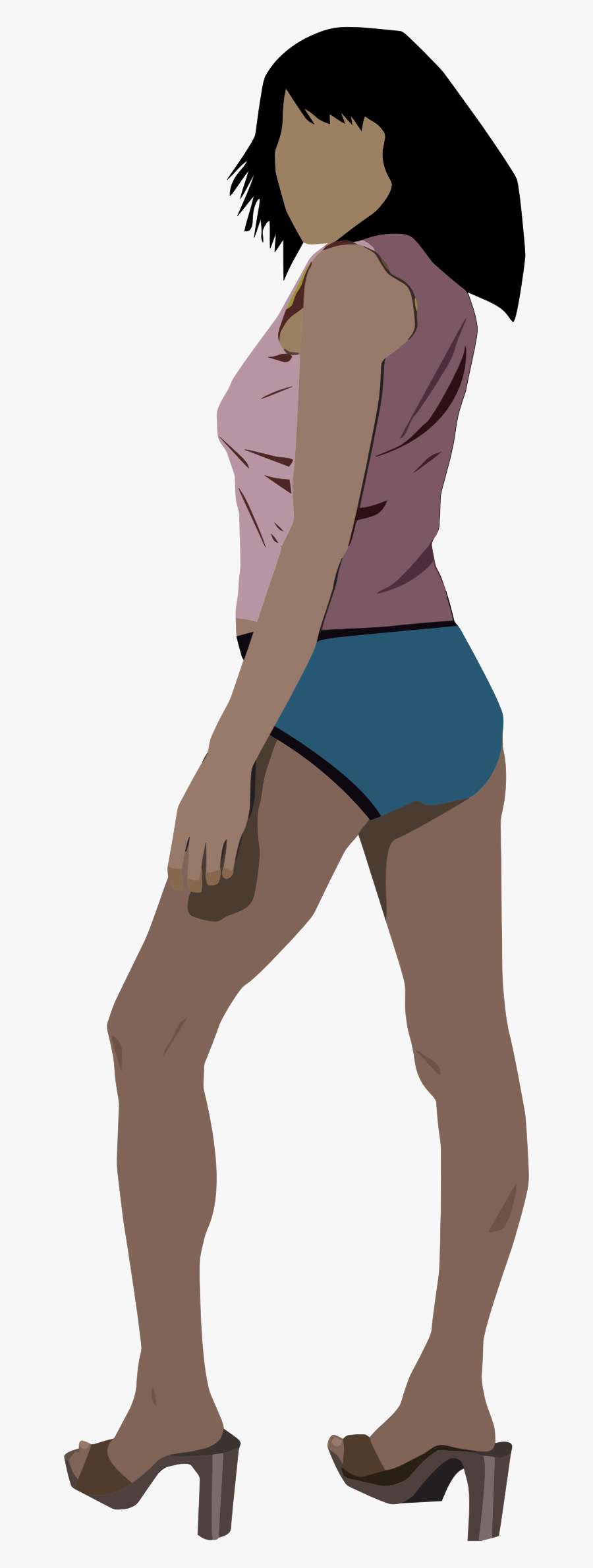 Clipart - - Girl, Transparent Clipart