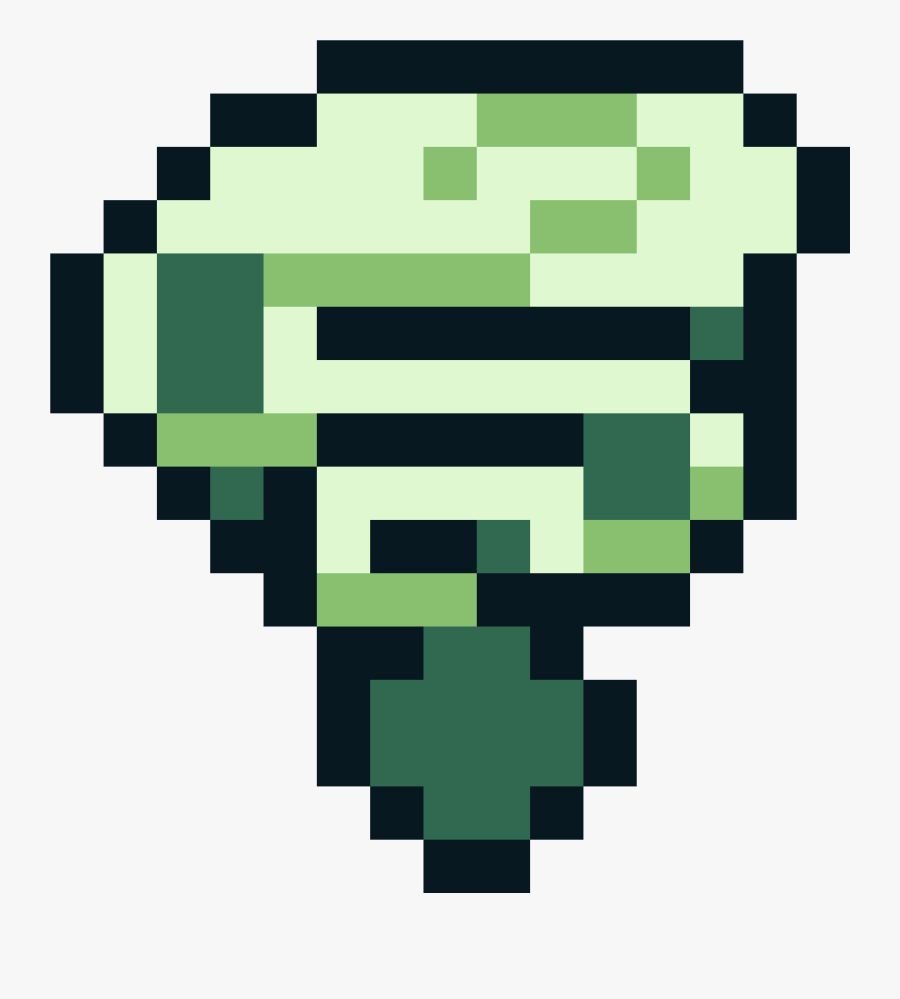 Psychic Badge Pixel Heart Empty Png - Kawaii Burger Pixel Art, Transparent Clipart