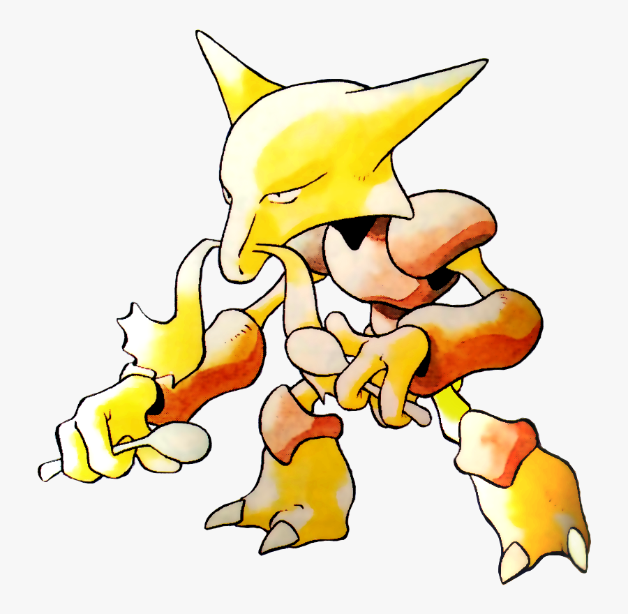 Alakazam Sugimori, Transparent Clipart