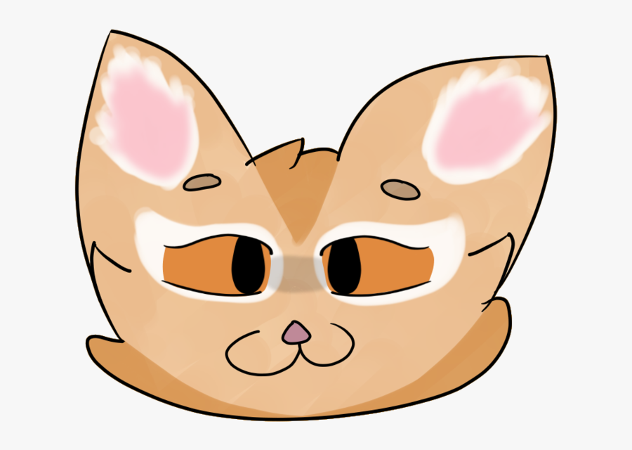 Transparent Cat Ears Png - Cartoon, Transparent Clipart