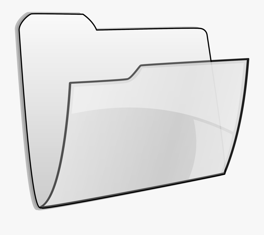 Transparent Folder Clipart Black And White - Rifle, Transparent Clipart