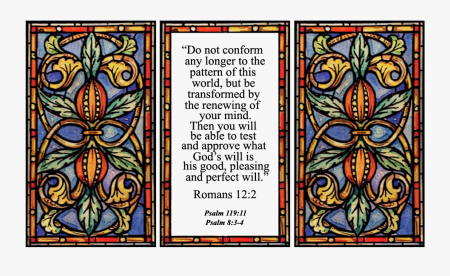 Window And Scriptures Christian - Stained Glass, Transparent Clipart