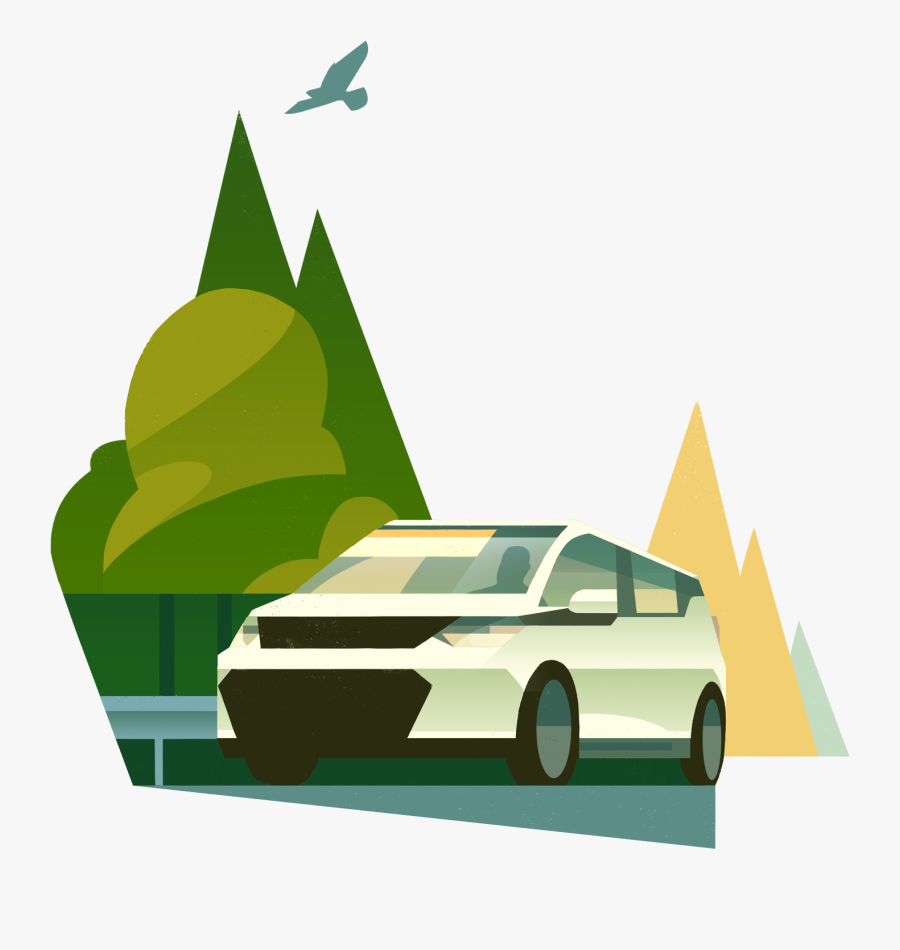 Minivan, Transparent Clipart