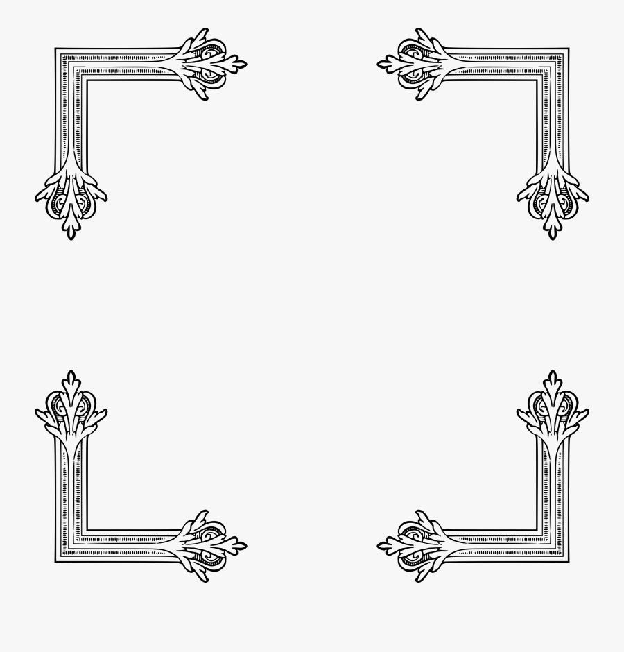 Transparent Garland Clipart Black And White - Painting, Transparent Clipart