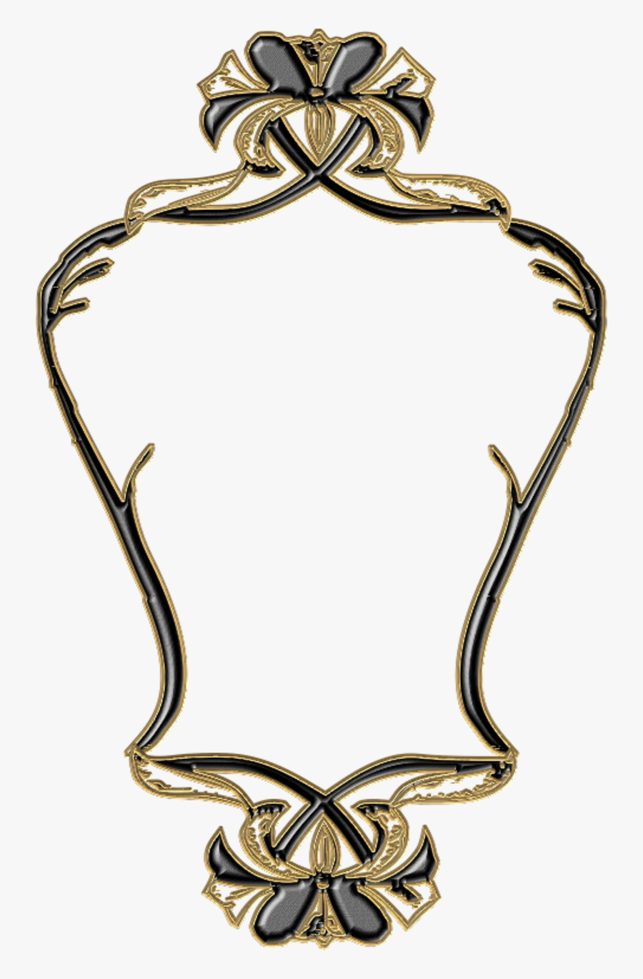 Victorian Frame Artbackgroundsmoldings - Picture Frame, Transparent Clipart