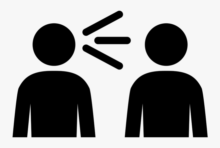 Picture - 2 Men Talking Icon, Transparent Clipart