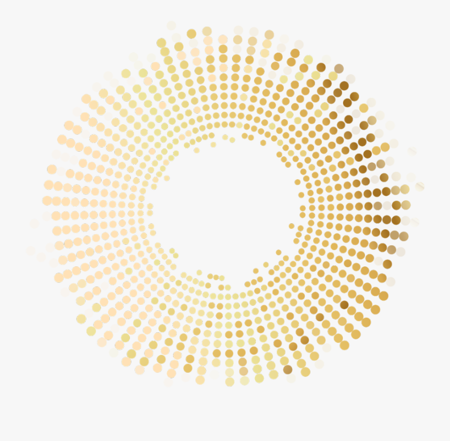 Golden Round Frame Png - Gold Circle Design Png, Transparent Clipart