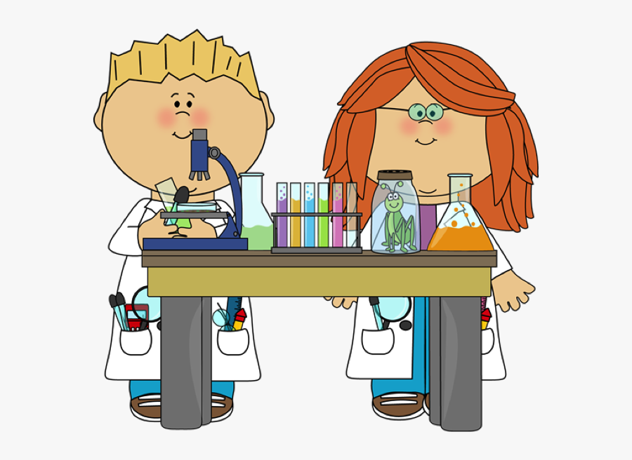 Scientists - Science Experiment Clip Art, Transparent Clipart