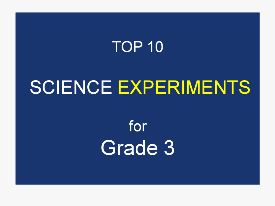 Fun Science Experiments For Grade 3 Kids With Youtube - René Pierre, Transparent Clipart