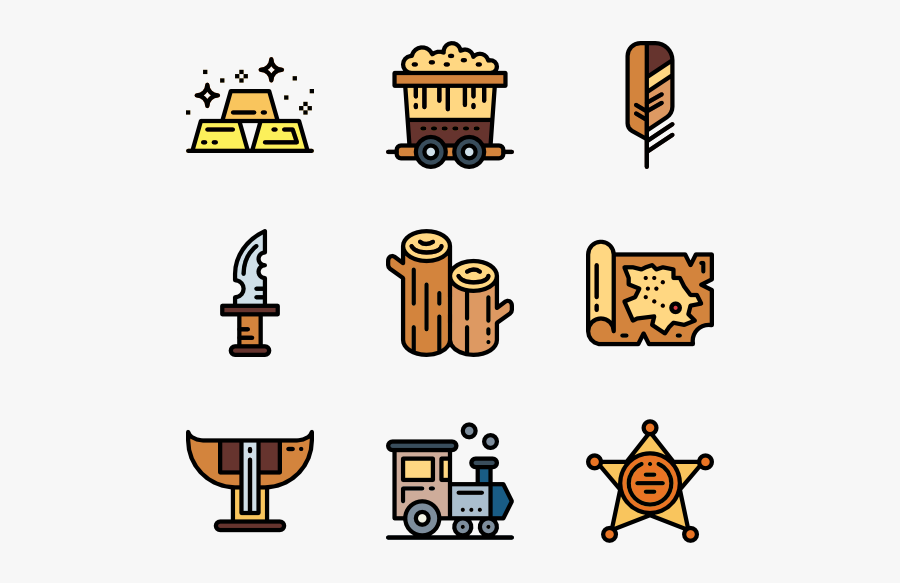 Vikings Icons, Transparent Clipart