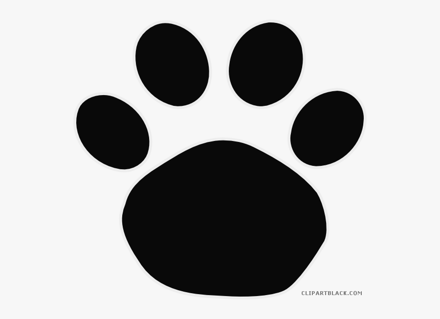 Print Clipartblack Com Animal - Dog Paw Print Clipart, Transparent Clipart