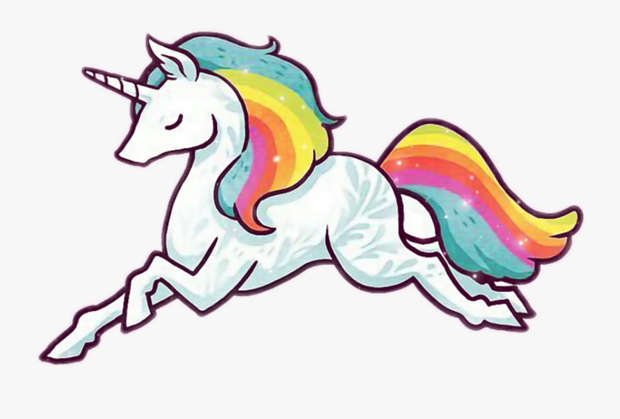 Pastel Unicorn Cute Stickers, Transparent Clipart