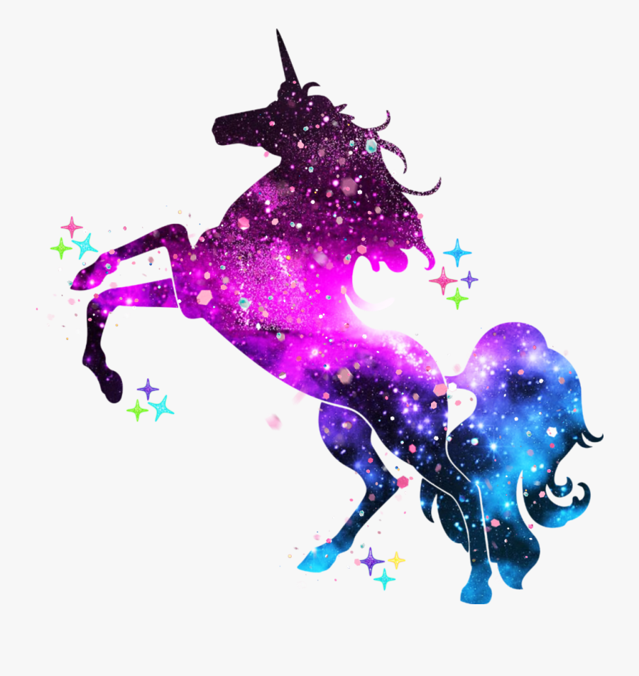 Siluet Unicorn, Transparent Clipart