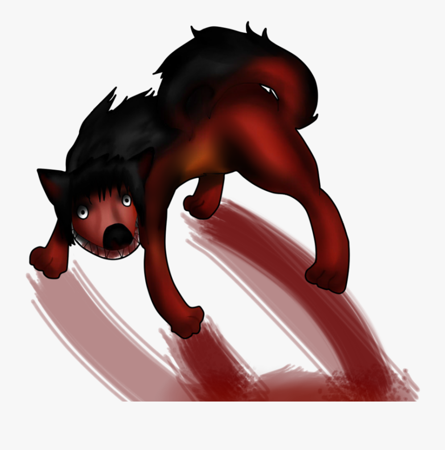 Transparent Smiling Dog Clipart - Jeff And Smile Dog Creepypasta, Transparent Clipart