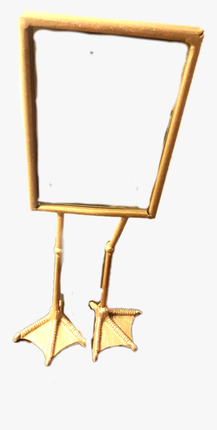 #duckfeet #duck #framesticker #frame #silly #funny - Brass, Transparent Clipart
