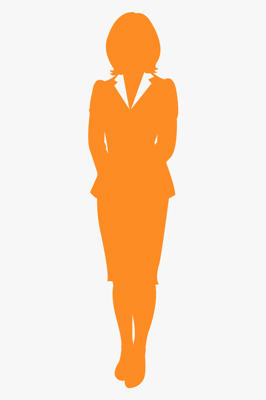 Executive Silhouette, Transparent Clipart
