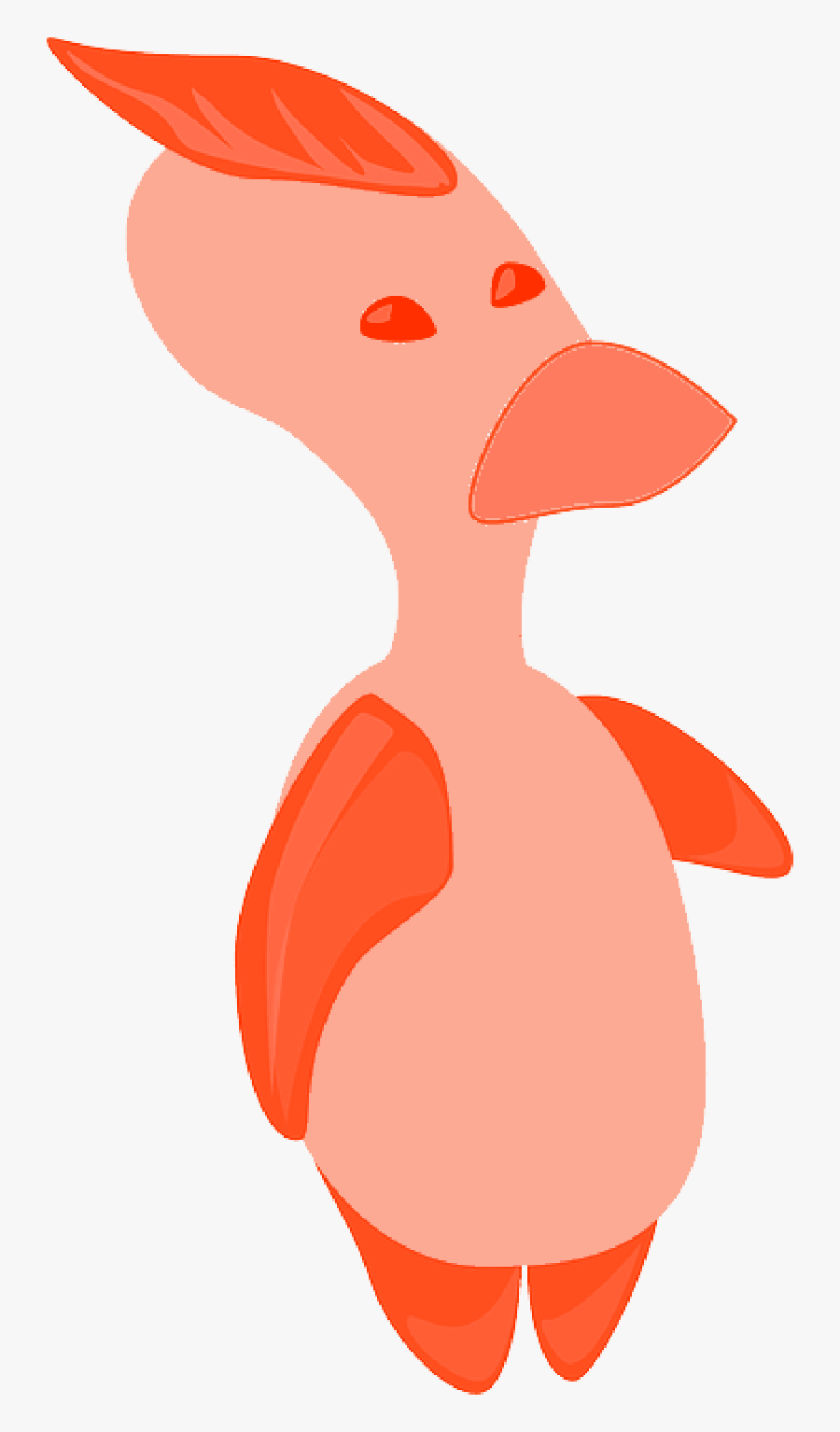 Duck Footprint Clip Art - Alien Bird Clipart, Transparent Clipart