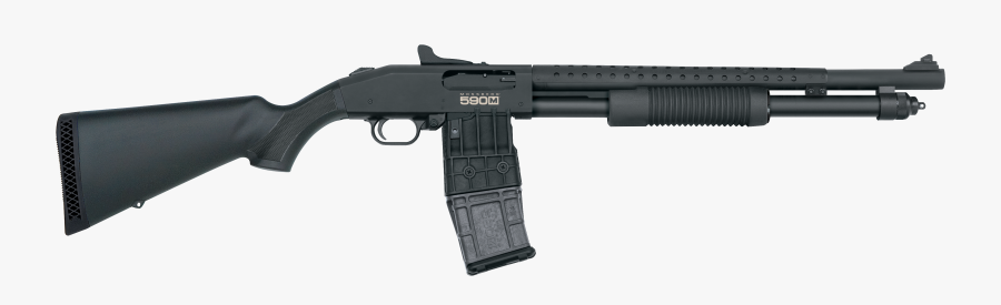 Clip Art Mossberg 500 Drum Magazine - Mossberg 50206, Transparent Clipart