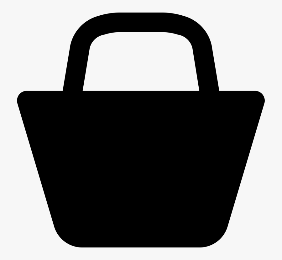 Black,black And White,rectangle - Handbag, Transparent Clipart