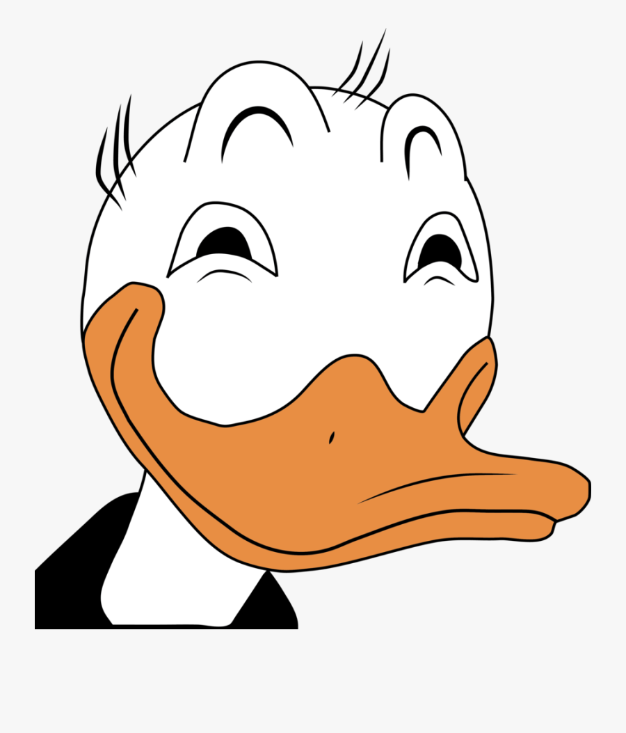 Donald Art Face Transprent - Donald Duck Face Png, Transparent Clipart