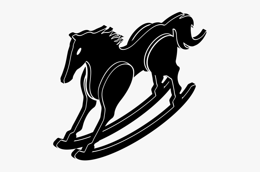 Wooden Horse Rubber Stamp"
 Class="lazyload Lazyload - Mane, Transparent Clipart