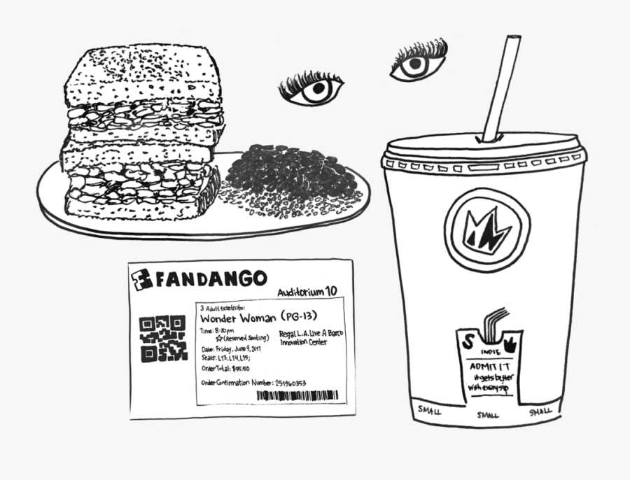 Drawing Movie Theater - Drawing, Transparent Clipart