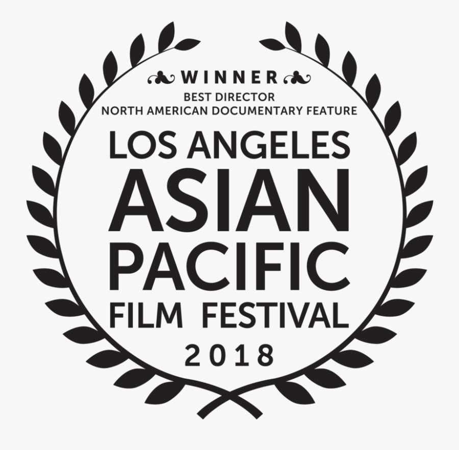 2018 Laapff Laurel Nadocbestdirector - Los Angeles Asian Pacific Film Festival Logo, Transparent Clipart