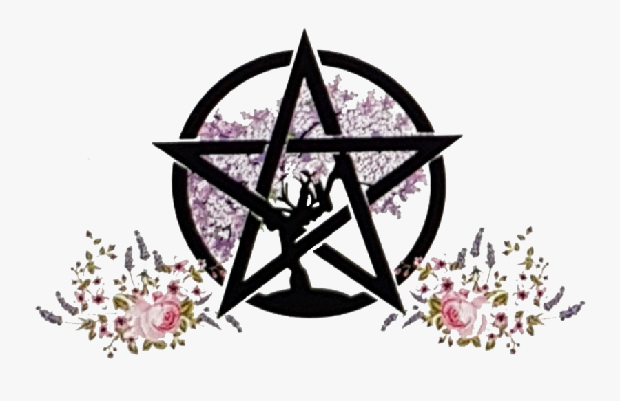 Wiccan Pentagram No Background, Transparent Clipart