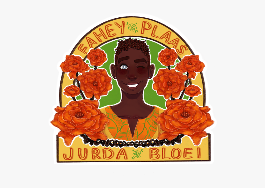 Bright Green And Yellow Logo Of Jesper Fahey With Orange - Rose, Transparent Clipart